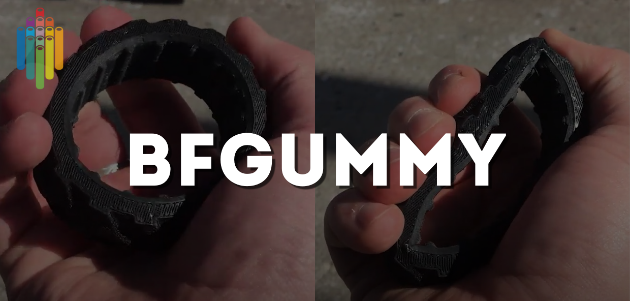 Материалы для 3D печати. Печатаем BFGummy