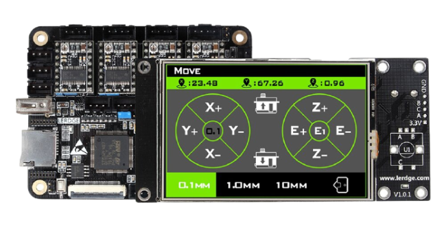 Плата материнская Lerdge-X + экран 3.5 сенсорный