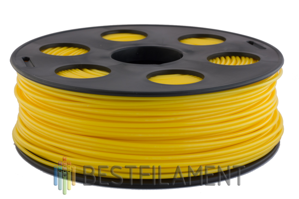 Желтый ABS пластик Bestfilament для 3D-принтеров 1 кг (2.85 мм)