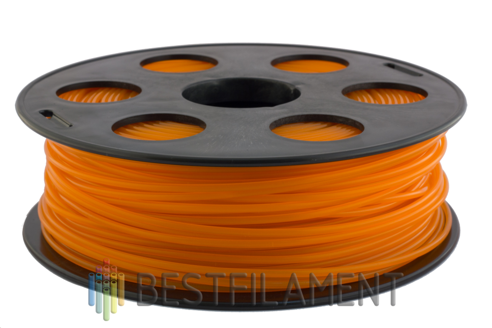 Оранжевый PLA пластик Bestfilament для 3D-принтеров 1 кг (2.85 мм)