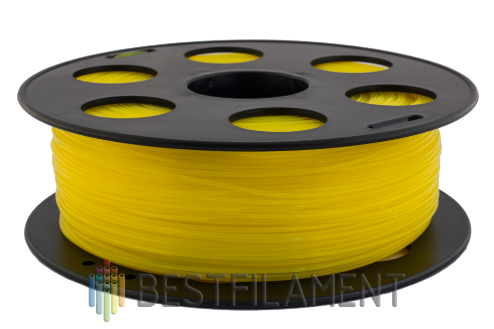 Желтый PLA пластик Bestfilament для 3D-принтеров 1 кг (2.85 мм)