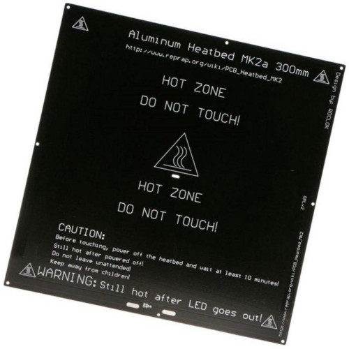 Стол нагревательный алюминиевый MK2a 300*300mm 12V