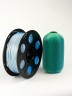 Трехцветный PLA шелк синий зеленый серебро пластик Bestfilament для 3D-принтеров 1 кг (1,75 мм)