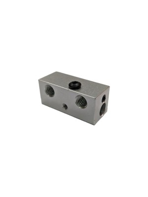 Нагревательный блок алюминиевый двойной E3D-V6