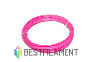 Пробник розового PLA-пластика Bestfilament, 1.75 мм