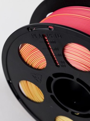 Трехцветный PLA шелк желтый красный золото пластик Bestfilament для 3D-принтеров 1 кг (1,75 мм)