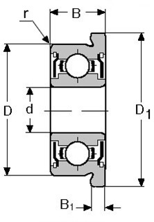 Подшипник F625ZZ