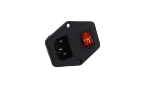 Розетка IEC-320-C14 +выключатель