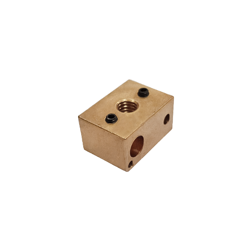 Нагревательный блок медный E3D-V6 22*16*12 высокотемпературный