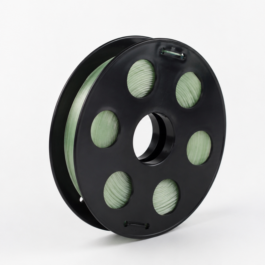 Светящийся в темноте PETG пластик Bestfilament для 3D-принтеров, цвет зеленый, 0,5 кг (1,75 мм)