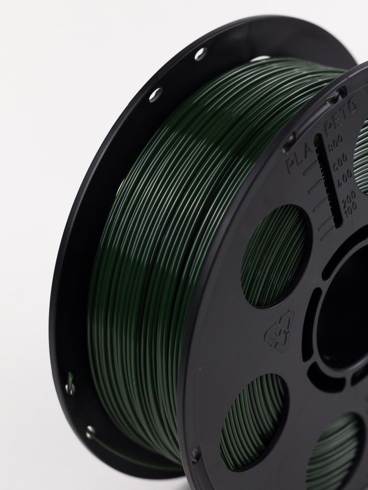 Хаки PETG пластик Bestfilament для 3D-принтеров 1 кг (1,75 мм)