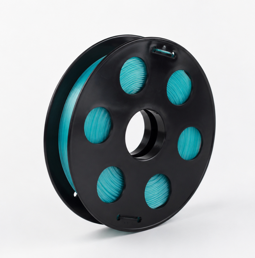 Светящийся в темноте PETG пластик Bestfilament для 3D-принтеров, цвет синий, 0,5 кг (1,75 мм)