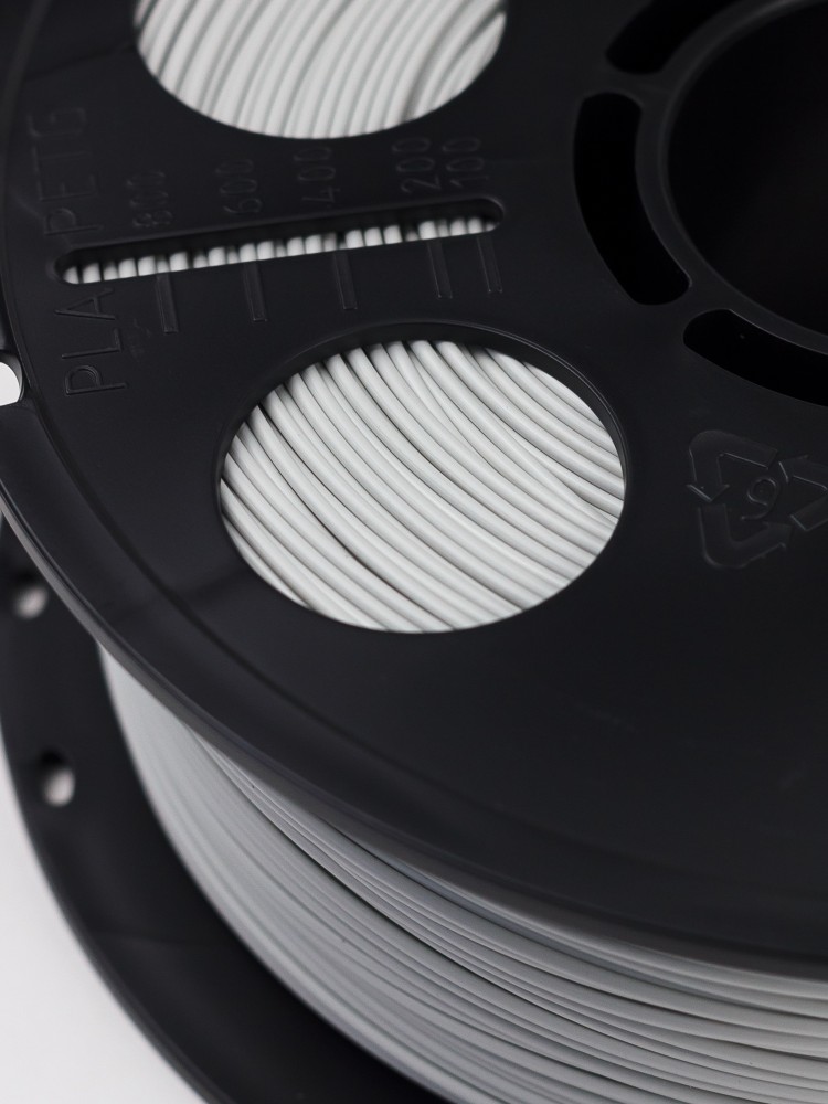 Негорючий серый ABS пластик  Bestfilament для 3D-принтеров 1 кг (1,75 мм)