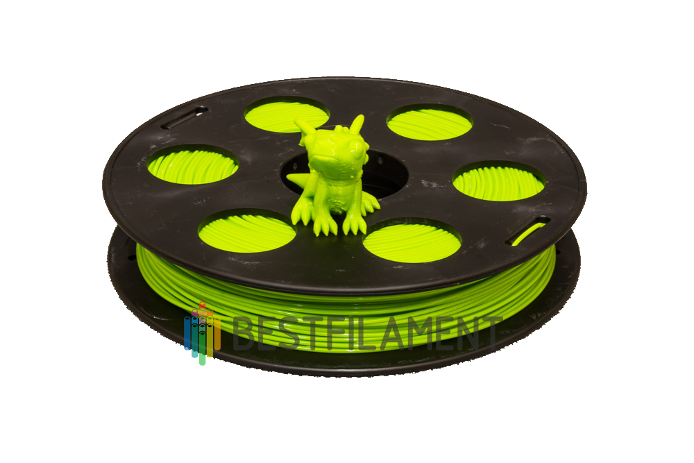 Лайм PETG пластик Bestfilament для 3D-принтеров 0.5 кг (1,75 мм)