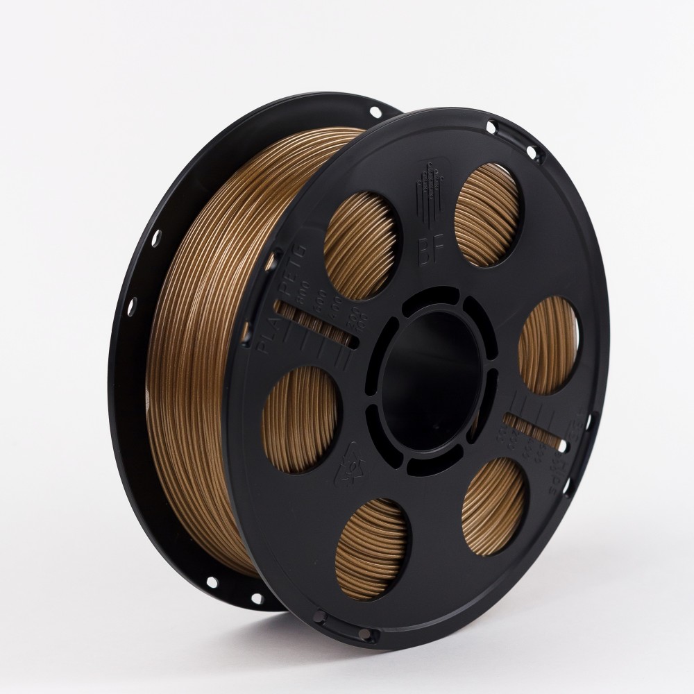 Золотистый металлик PETG пластик Bestfilament для 3D-принтеров 1 кг (1,75 мм)