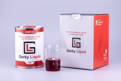 Фотополимерная смола Gorky Liquid &quot;Simple&quot; красная 1 кг