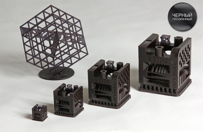 Черный прозрачный фотополимер 3DSLA , 1 кг