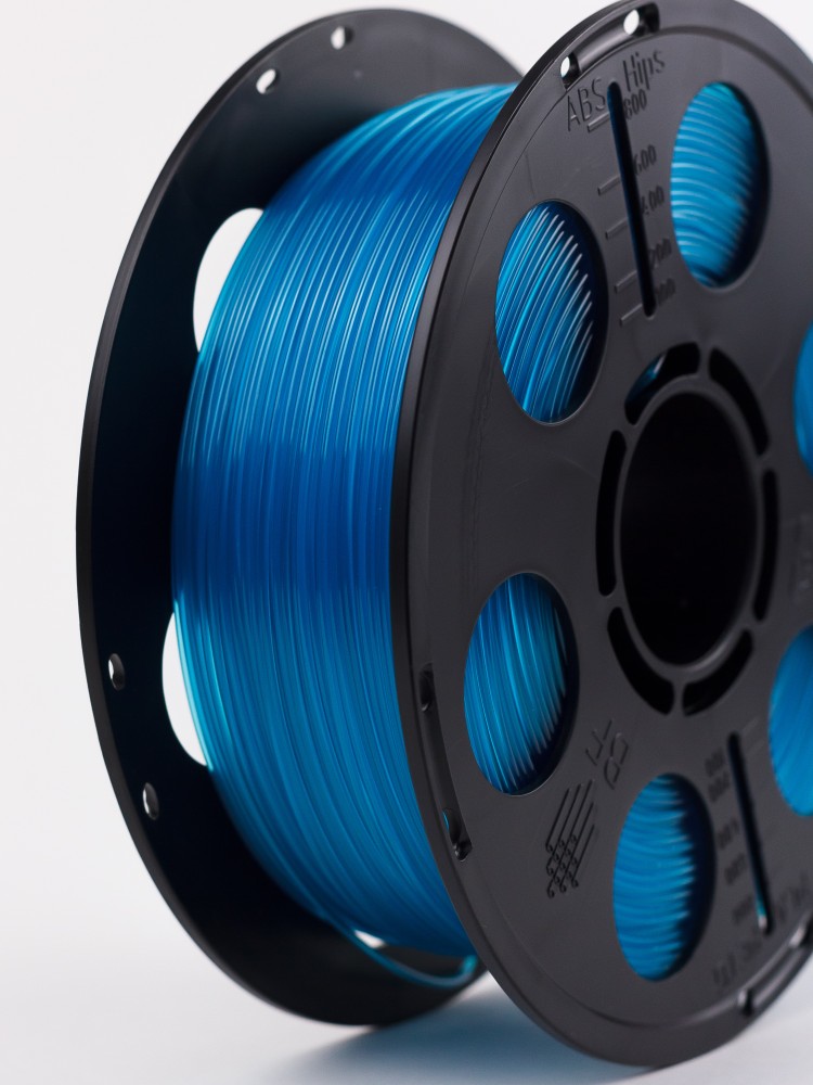 Флуоресцентный PETG пластик Bestfilament для 3D-принтеров, цвет голубой, 1 кг (1,75 мм)