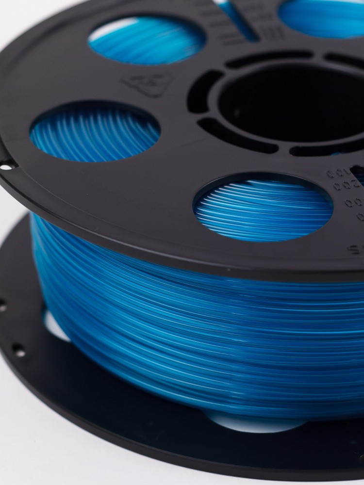 Флуоресцентный PETG пластик Bestfilament для 3D-принтеров, цвет голубой, 1 кг (1,75 мм)