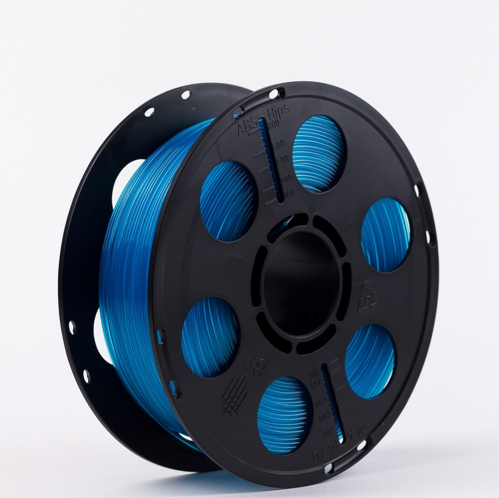 Флуоресцентный PETG пластик Bestfilament для 3D-принтеров, цвет голубой, 1 кг (1,75 мм)
