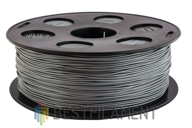 Серебристый металлик PETG пластик Bestfilament для 3D-принтеров 2,5 кг (1,75 мм)