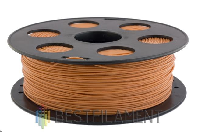 Коричневый PLA пластик Bestfilament для 3D-принтеров 1 кг (1,75 мм)