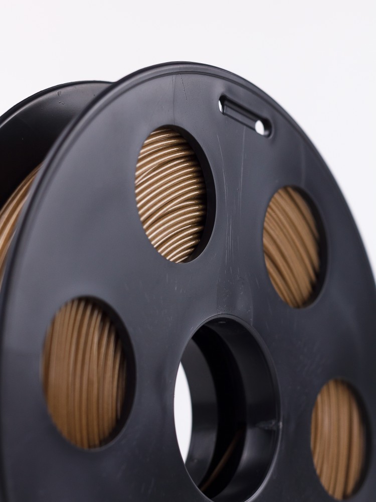 Золотистый металлик PETG пластик Bestfilament для 3D-принтеров 0.5 кг (1,75 мм)
