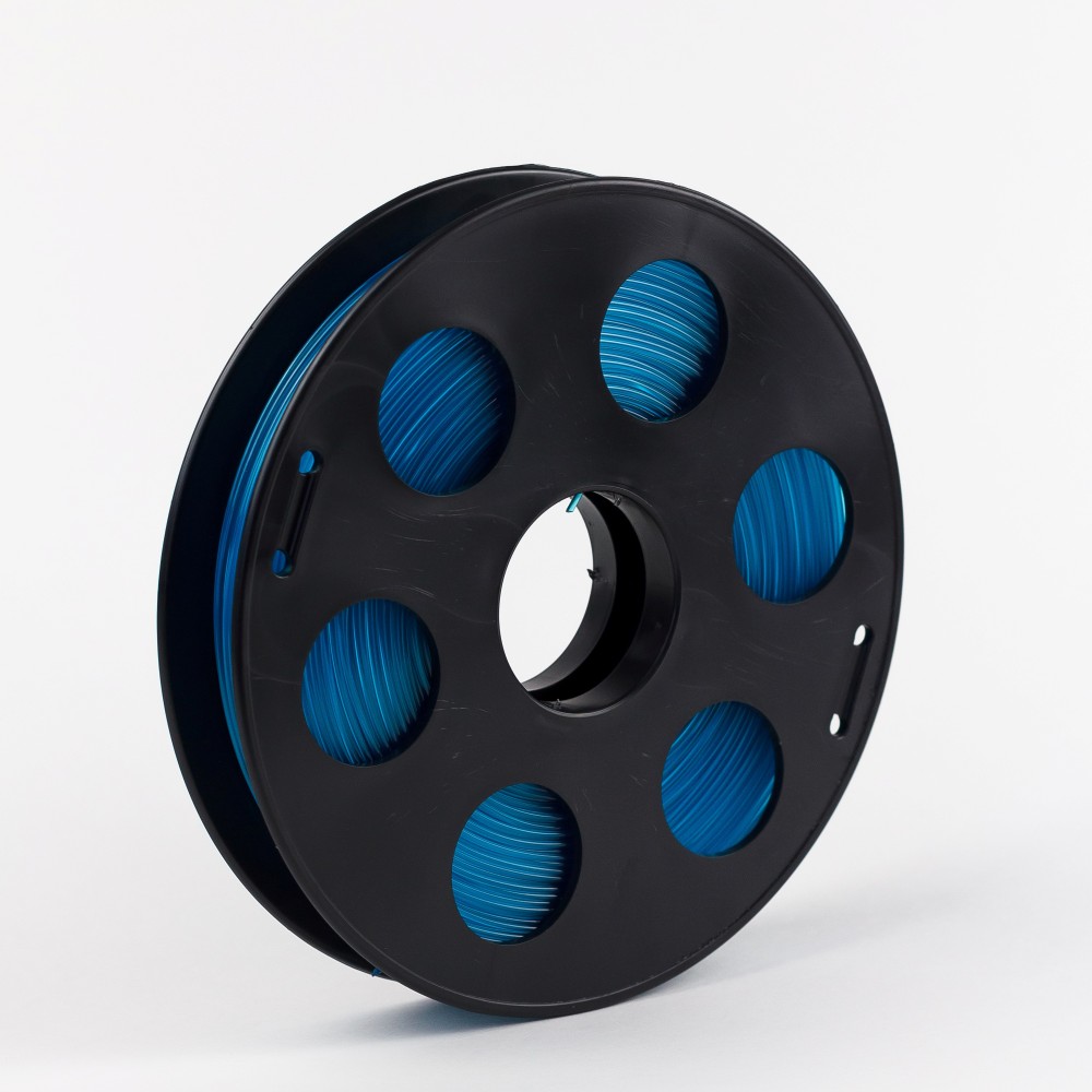 Флуоресцентный PETG пластик Bestfilament для 3D-принтеров, цвет голубой, 0.5 кг (1,75 мм)