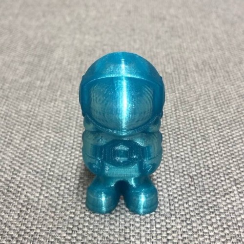 Флуоресцентный PETG пластик Bestfilament для 3D-принтеров, цвет голубой, 0.5 кг (1,75 мм)