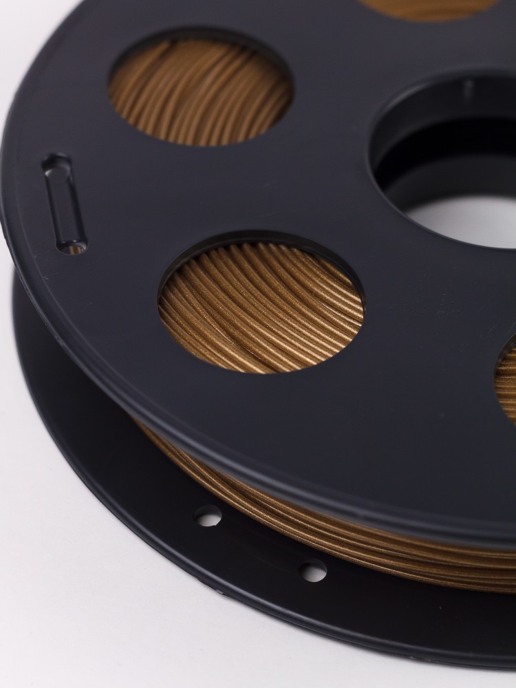 Золотистый металлик PLA пластик Bestfilament для 3D-принтеров 0.5 кг (1,75 мм)