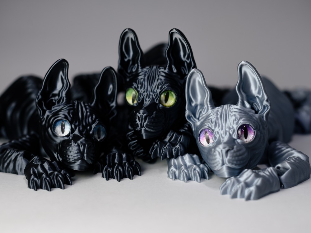 Черный PLA-шелк пластик Bestfilament для 3D-принтеров 1 кг (1,75 мм)