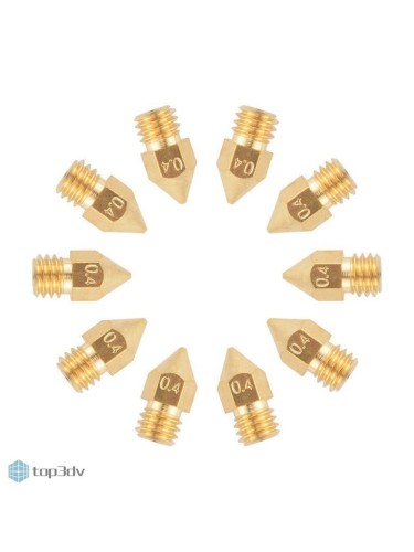 Сопло MK8 0.4 мм латунь набор 10 шт