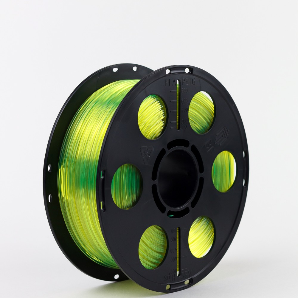 Флуоресцентный PETG пластик Bestfilament для 3D-принтеров, цвет желтый, 1 кг (1,75 мм)