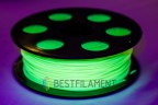 Флуоресцентный PETG пластик Bestfilament для 3D-принтеров, цвет желтый, 1 кг (1,75 мм)
