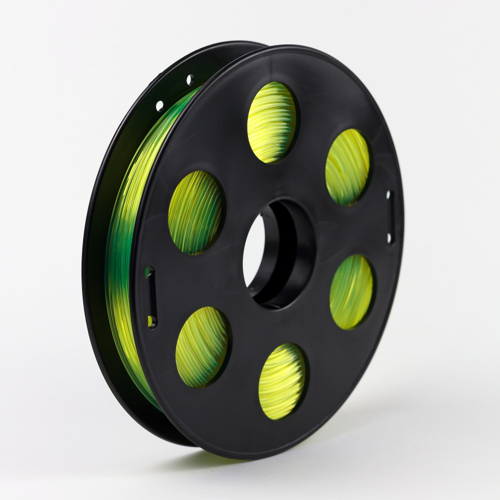 Флуоресцентный PETG пластик Bestfilament для 3D-принтеров, цвет желтый, 0.5 кг (1,75 мм)