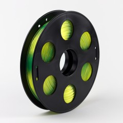 Флуоресцентный PETG пластик Bestfilament для 3D-принтеров, цвет желтый, 0.5 кг (1,75 мм)