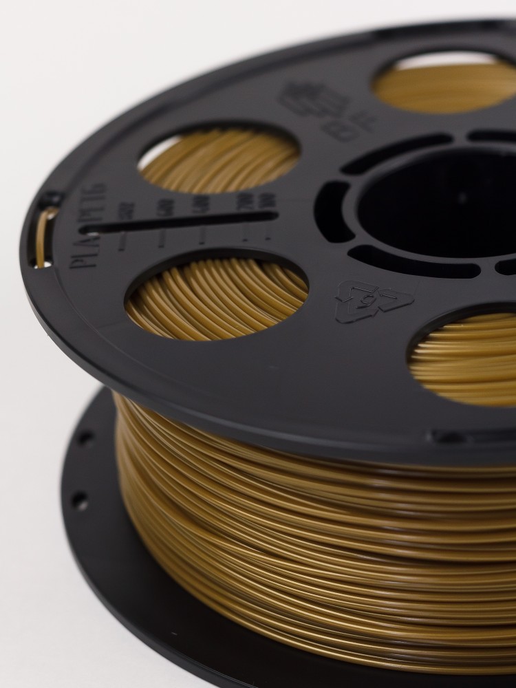 Латунный PETG пластик Bestfilament для 3D-принтеров 1 кг (1,75 мм)