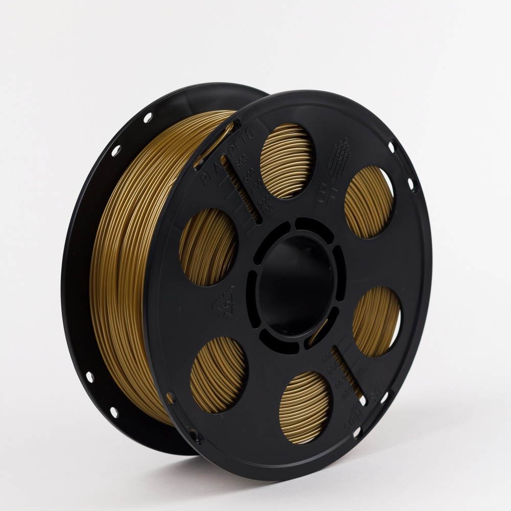 Латунный PETG пластик Bestfilament для 3D-принтеров 1 кг (1,75 мм)