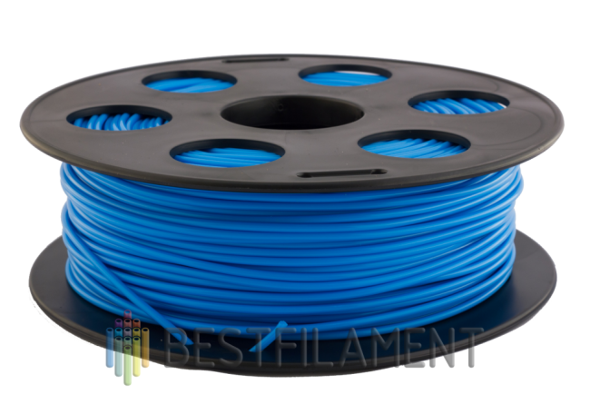 Синий PETG пластик Bestfilament для 3D-принтеров 1 кг (2,85 мм)