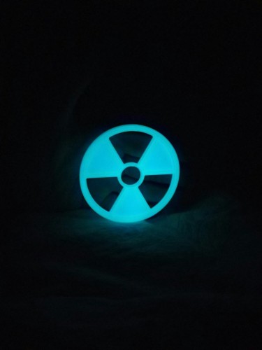 Светящийся в темноте PLA пластик Bestfilament для 3D-принтеров, цвет бирюзовый, 0,5 кг (1,75 мм)